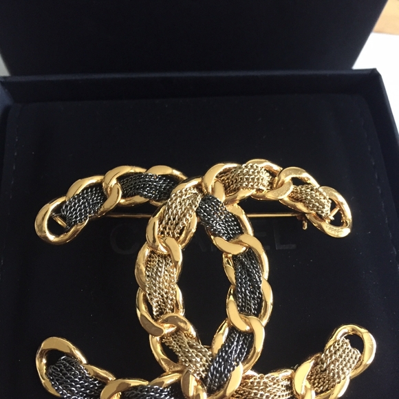 Authentic Chanel Leather Brooch - Picture 6 of 6